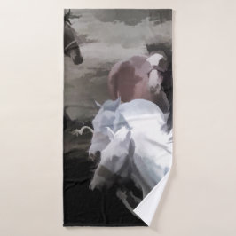 Wegbreken - Wilde paarden Bad Handdoek