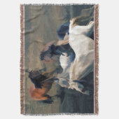 Wegbreken - Wilde paarden Deken (Voorkant Verticaal)