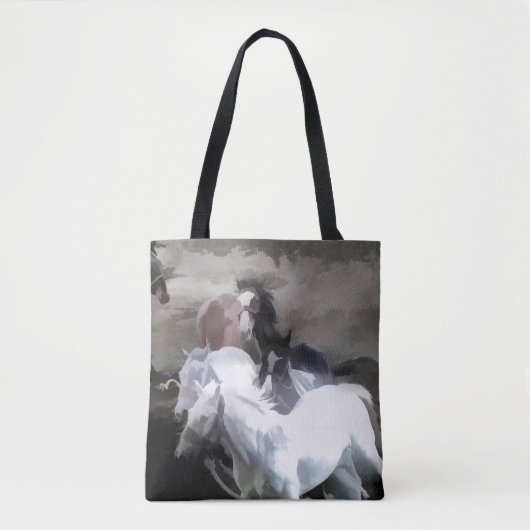 Wegbreken - Wilde paarden Tote Bag (Voorkant)