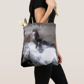 Wegbreken - Wilde paarden Tote Bag (Dichtbij)