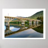 Wegbrug over de Douro, Portugal Poster (Voorkant)