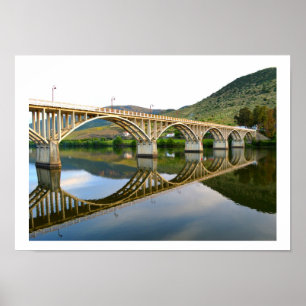 Wegbrug over de Douro, Portugal Poster