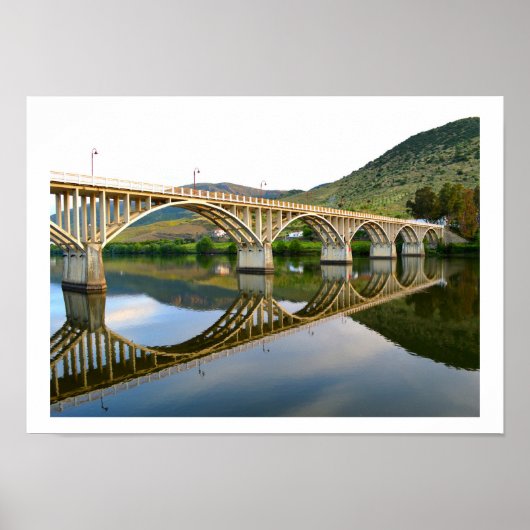 Wegbrug over de Douro, Portugal Poster (Voorkant)