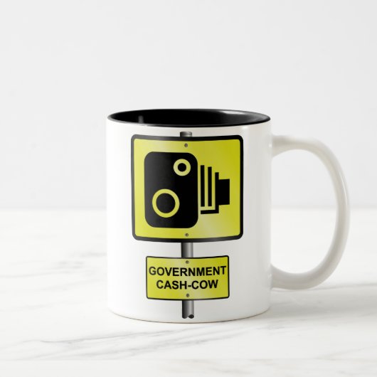 Wegcamera Tweekleurige Koffiemok (Rechts)