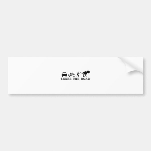 Wegdelen Bumpersticker (Voorkant)