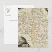 Wegen, dijen, steden briefkaart (Voorkant / Achterkant)