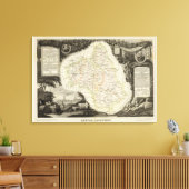 Wegen, dijen, steden canvas afdruk (Insitu (Woonkamer))