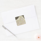 Wegen, dijen, steden vierkante sticker (Envelop)