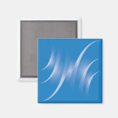 wegen op blauw magneet (Voorkant / Achterkant)