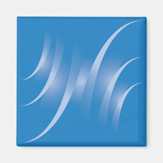 wegen op blauw magneet (Voorkant)