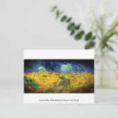 Wegen over Wheatfield door het Briefkaart Vincent (Staand voorkant)