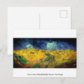 Wegen over Wheatfield door het Briefkaart Vincent (Voorkant / Achterkant)