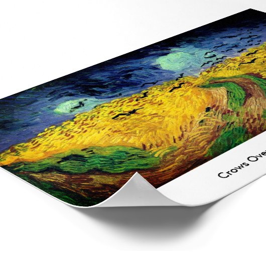 Wegen over Wheatfield door het Poster Vincent van (Hoek)