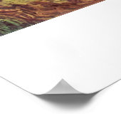 Wegen over Wheatfield door Vincent van Gogh Poster (Hoek)