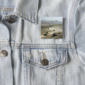 Wegen rijden over grove bergwegen vierkante button 5,1 cm (In situ)