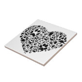 Wegen van het hart tegeltje (Zijkant)