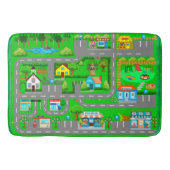 Wegen voor auto's badmat (Voorkant)