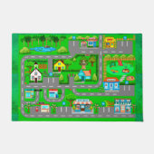 Wegen voor auto's deurmat (Voorkant)