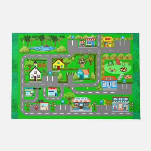 Wegen voor auto's deurmat (Voorkant)