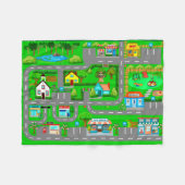 Wegen voor auto's fleece deken (Voorkant (Horizontaal))