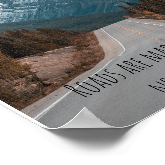 Wegen zijn gemaakt voor het Poster van de reis (Hoek)