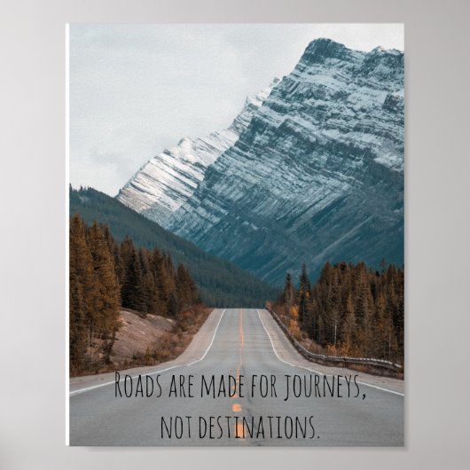 Wegen zijn gemaakt voor het Poster van de reis (Voorkant)