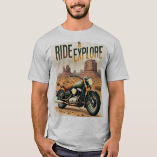 Wegen zijn Thuis – Motor Reis T-Shirt