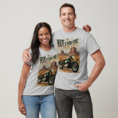 Wegen zijn Thuis – Motor Reis T-Shirt (Unisex)