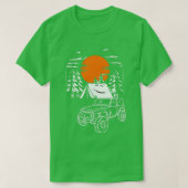 Wegenavontuur van het Roader Camp Lovers Gift T-shirt (Design voorkant)