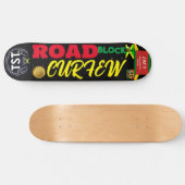 WEGENBLOK AVONDKLOK 8 1/4 "Skateboard Deck Persoonlijk Skateboard (Horizontaal)