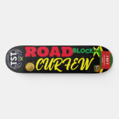 WEGENBLOK AVONDKLOK 8 1/4 "Skateboard Deck Persoonlijk Skateboard (Horizontaal)