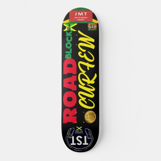 WEGENBLOK AVONDKLOK 8 1/4 "Skateboard Deck Persoonlijk Skateboard (Voorkant)