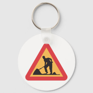Wegenbord Sleutelhanger
