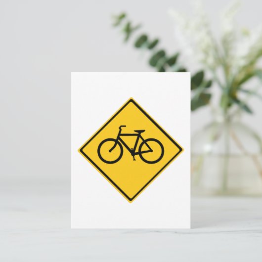 Wegenbordfiets Briefkaart (Staand voorkant)