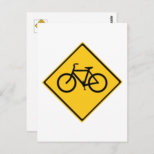 Wegenbordfiets Briefkaart (Voorkant / Achterkant)