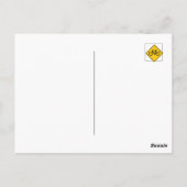 Wegenbordfiets Briefkaart (Achterkant)