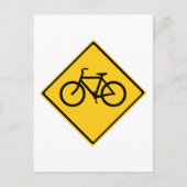 Wegenbordfiets Briefkaart (Voorkant)