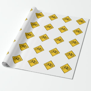 Wegenbordfiets Cadeaupapier