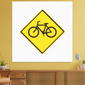 Wegenbordfiets Canvas Afdruk (Insitu (Woonkamer))