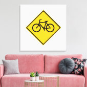 Wegenbordfiets Canvas Afdruk (Insitu (Woonkamer))