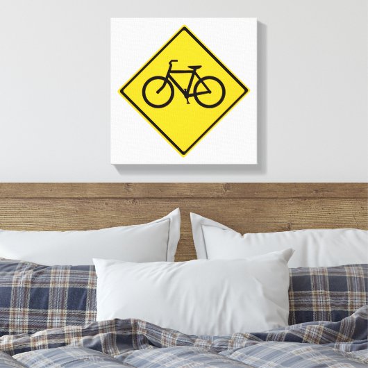 Wegenbordfiets Canvas Afdruk (Insitu (Slaapkamer))