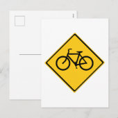 Wegenbordfiets Feestdagenkaart (Voorkant / Achterkant)