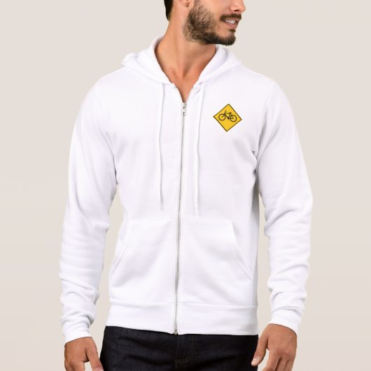 Wegenbordfiets Hoodie (Voorkant)