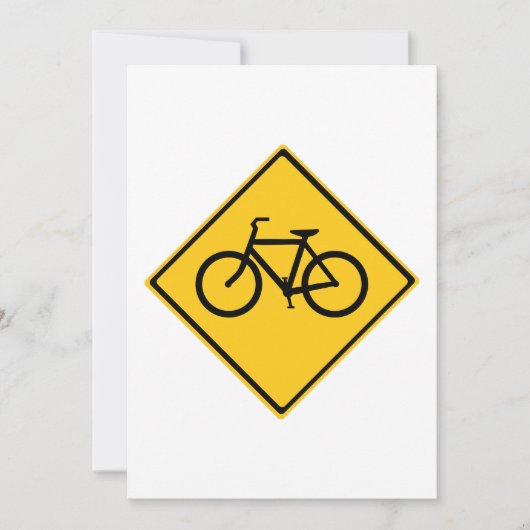 Wegenbordfiets Kaart (Voorkant)