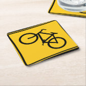 Wegenbordfiets Kartonnen Onderzetters (Schuin)