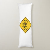 Wegenbordfiets Lichaamskussen (Achterkant (Verticaal))