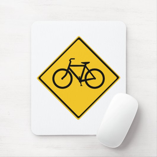 Wegenbordfiets Muismat (Met muis)