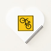 Wegenbordfiets Notitieboek (Achterkant)