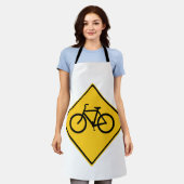 Wegenbordfiets Schort (Gedragen)