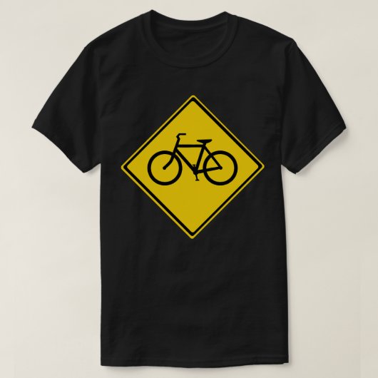 Wegenbordfiets T-shirt (Design voorkant)
